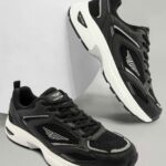 athleisure sneakers for women | black white edition